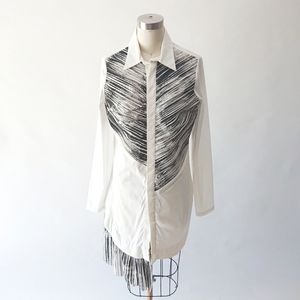 NWT Malloni asymmetrical shirt